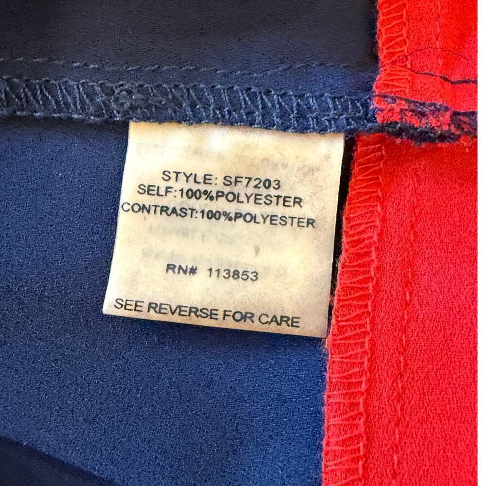 41 HAWTHORNE Red/Blue Tunic Style Top Shirt Women's size XL - Picture 6 of 8
